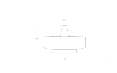 Dimensoes do produto sofa cora